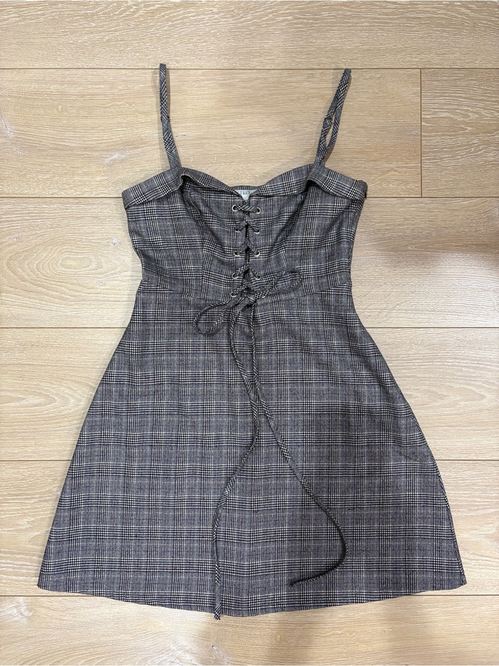 Urban outfitters Cooperative Plaid Corset Mini Dress Size 0